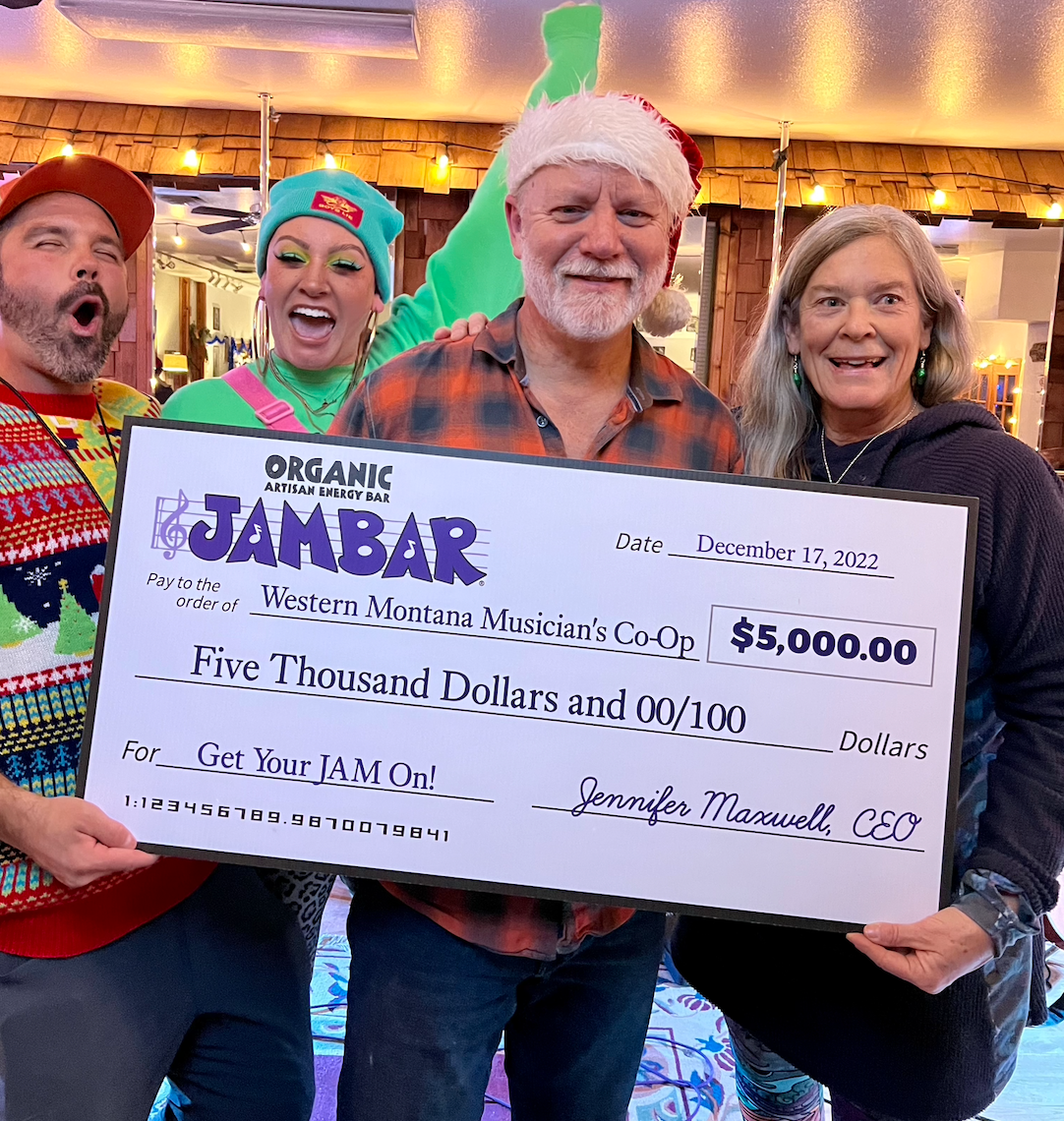 JAMBAR & Wade Holland Deliver a Huge Surprise to the Western Montana Musicians Co-op!